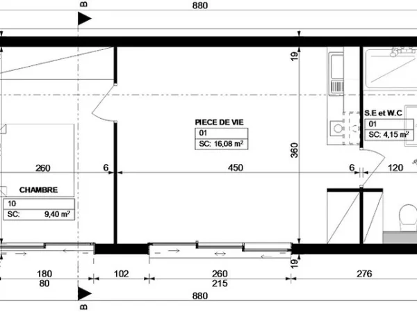 Tiny house  35 m², clé en main standard – Image 5