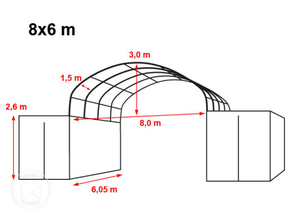 Abri sur container démontable 8×6 – Image 11