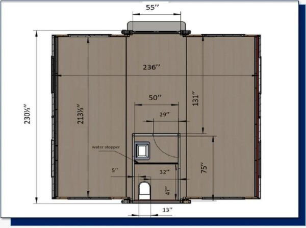 Conteneur d'habitation mobile / Tiny House de luxe 19 pieds x 20 pieds – Image 2