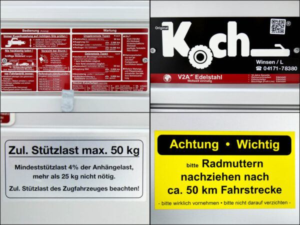 Koch Deckelanhänger 105x205cm Höhe:50cm 750kg|Typ U2 – Image 15