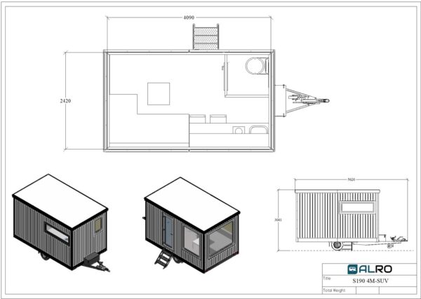 Tiny House Caravane S190 4M – Image 2